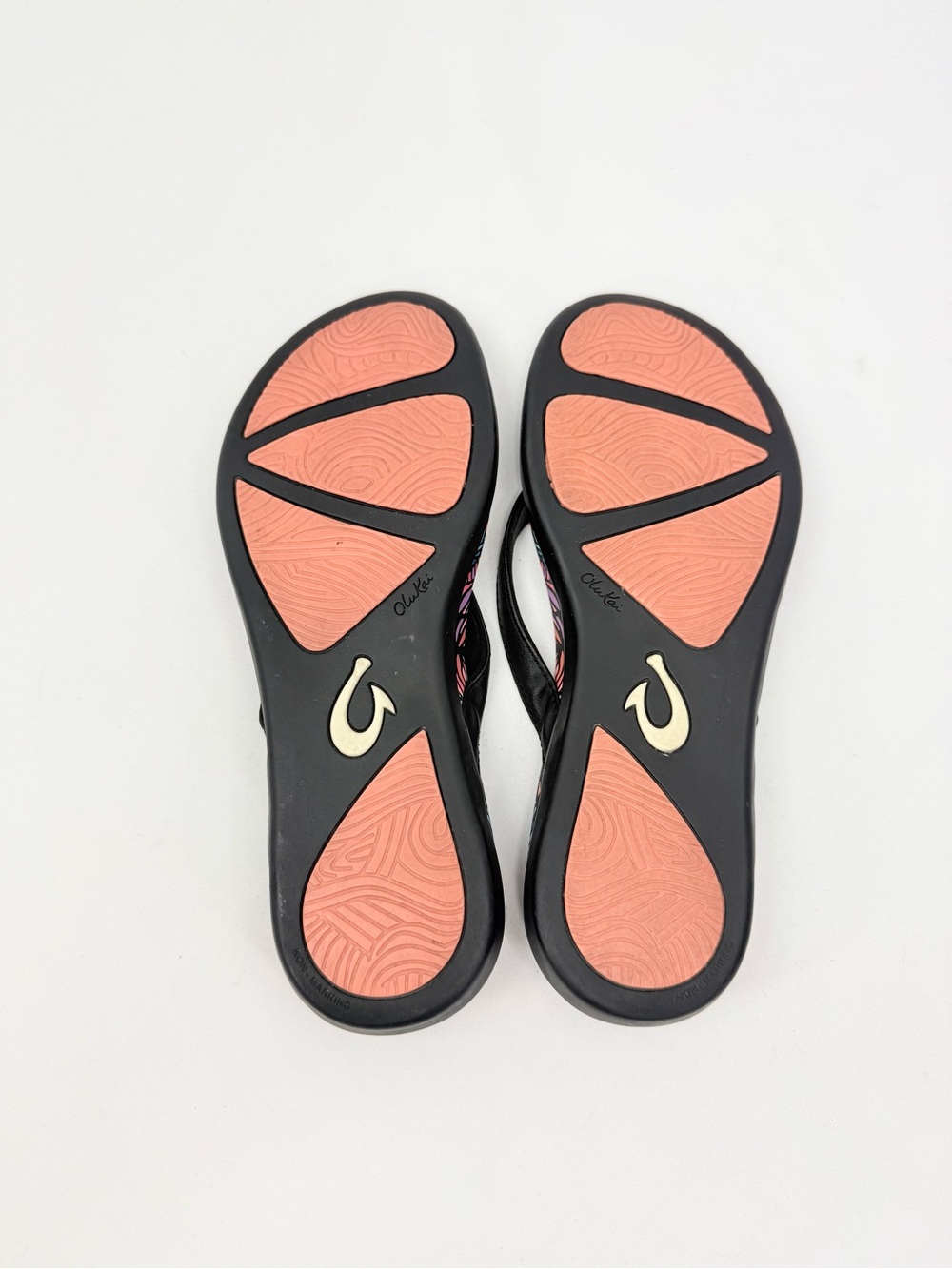 Olukai Ho'Opio Hau Colorful Hibiscus Floral Arch Support Thong FlipFlop Sandals - Picture 12 of 12